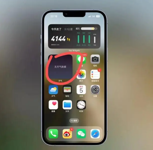 海西苹果手机维修分享:iOS16主屏幕天气小组件无法正常工作怎么办？ 
